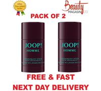 2 X Joop Homme Deodorant Stick 70g Men’s Fresh Scent Long Lasting Protection
