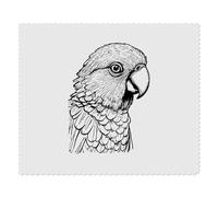 2 x 'Kakapo Parrot' Microfibre Lens/Glasses Cleaning Cloths (LC00028372)