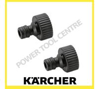 2 x Karcher 6.465-031.0 K Series Pressure Washer Hose Pipe Connector For K2 K3