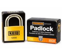 2 x Kasp 125 PREMIUM BRASS Padlock 50mm K12550A1 New Uk Seller Free Tracked pp
