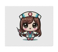 2 x 'Kawaii Nurse' Microfibre Lens/Glasses Cleaning Cloths (LC00026101)