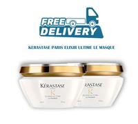 2 x Kérastase Elixir Ultime Hair Mask 200ml Camellia & Argan Oil Nourishing Care