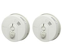2 x Kidde Firex KF30 Heat Alarm Mains / 9V Battery Back Up