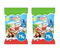 2 x Kinder Mini Easter Eggs Milk Chocolate & Hazelnut 75g - For Easter Best gift for Friends & Family