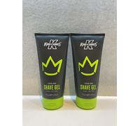 King of Shaves Cooling Shave Gel Aloe + Tea Tree 2 x 175ml NEW UK FREE P&P