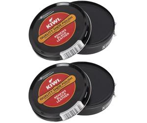 2 X Kiwi Shoe Polish Black (50ml) waterproof gloves running gloves