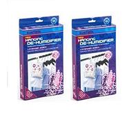 2 x Kontrol Scented Hanging Dehumidifier Damp Moisture Trap Lavender Scent