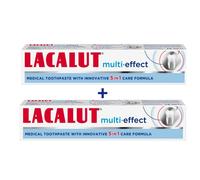 2 X LACALUT MULTI-EFFECT For Sensitive Gums TOOTHPASTE WITH 5-IN-1 FORMULA x 2