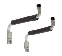 2 X Large Padded Swivel Wall Hooks Ideal For Mountain Bikes, Canoes & Kayak Boats