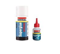 2 x Large Silversil Super Glue and Activator - Fast Setting Superglue with Accelerator