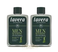 2 X LAVERA ORGANIC AFTERSHAVE BALM WITH ALOE VERA & BAMBOO 30ml - VEGAN