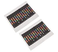 2 x Learning to Play with a Note Sticker for Fingerboard | Comb Suitable for Electric Guitar, Acoustic Guitar, Classical Guitar, Western Guitar and Ukulele.