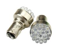 2 X Led 380 Blue - 19 Led Brake Stop Tail Light Car Bulbs 12V 21/5W Bay15D