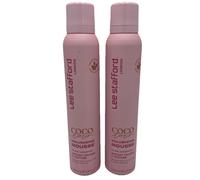 2 X Lee Stafford Coco Loco Coconut Volumising Mousse With Agave 200ml