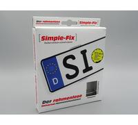 2 X License Plate Holder Frameless License Plate Holder