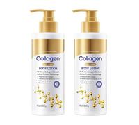 2 x Liftaria Collagen Body Lotion 300 ml, Firming Body Lotion for Women with Moisturiser, Anti-Wrinkle Collagen Body Lotions, Reduces Fine Lines, Body Cream Against Wrinkles and Dryness