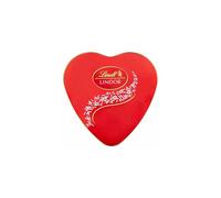 2 x LINDT Lindor Milk Chocolate RED Love Heart Shape 50g TINS
