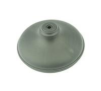 2 x Linic Plastic Round Fence Post Cap, 4" (100mm), Black, Rot Proof. (GT0038). UK Made. Free UK Postage
