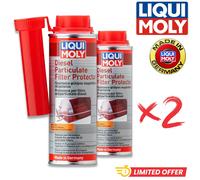 2 x Liqui Moly Diesel Particulate Filter Protector DPF Cleaner Regenerator 250ml