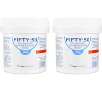 2 x Liquid Paraffin 50% in White Soft Paraffin 500g