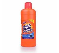 2 x Liquid Power Sink & Drain Unblocker. Super Strength Drain Unblocker 1 Litre