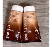 2 X Lirene Perfect Tan Illuminating Coconut Shine Face and Body Cream 2 X 150ml
