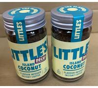 2 x Little's Coffee Decaf Island Coconut Coffee 50g (BB: 04/10/2026)
