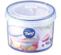 2 X Lock and & Lock Round 640ML Screw Top Food Container LLS131