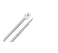 2 x Long Straight Plastic Knitting Needles (35cm) - Needle Diameter 5mm, 5.5mm, 6mm, 6.5mm, 7mm, 7.5mm, 8mm, 9mm and 10mm 2 x 2 .236 in