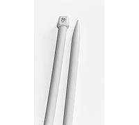 2 x Long Straight Plastic Knitting Needles (35cm) - Needle Diameter 5mm, 5.5mm, 6mm, 6.5mm, 7mm, 7.5mm, 8mm, 9mm and 10mm 2 x 2 .394 in