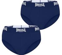 2 x Lonsdale Briefs Mens Size XS S M L XL 2XL Cotton Underwear Boxer Trunks