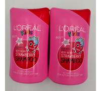 2 X L'Oreal Kids Very Berry Strawberry Shampoo 250ml No Tears