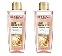 2 X L'Oreal Paris Age Perfect Smoothing & Anti Fatigue Refreshing Toner 200ML