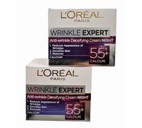 2 X L'Oreal Paris | Anti-Wrinkle Densifying Night Creams 55+ Calcium (6C)
