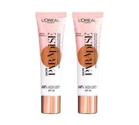 2 x L'Oreal Paris Skin Paradise Tinted Water Moisturiser Spf 20 30ml - 01 Deep