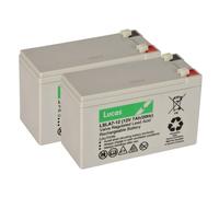 2 x LUCAS 12V 7AH Acorn Superglide 120 stairlift mobility battery pack