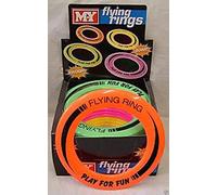 2 x M.Y Flying Ring Frisby Orange & Yellow