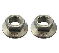 2 x M27 Genuine Alko 'One Shot' Axle End Nut, Hub, Stake, 35mm, 36mm Socket, Trailer,