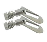 2 x M8 Threaded Antiluce Dropcatch 12.75mm (1/2") Nut Bolt Fasteners Tailgate