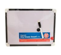 2 x Magnetic Backed A4 Magnetic Dry Wipe Board Whiteboard with Pen