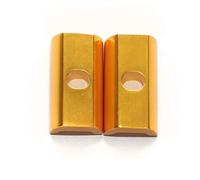 2 x Magnetic Hinge Clamp Plates for Brompton Clamp Levers RED (Gold)
