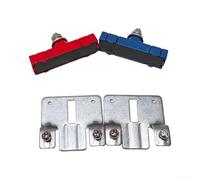 2 x Magnetic Limit Switch for Sliding Gate Opener with Holder, Waterproof and Rust-Resistant, Made of Nylon and Metal, Easy Installation for Automatic Gates, Red/Black (A)