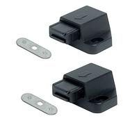 2 x Magnetic Pressure Catch for Single Door + Counterplate