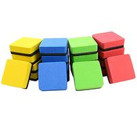 2 x Magnetic Whiteboard Eraser Dry Eraser Home, School and Office, Assorted Colours by Chloe and Tom
