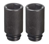 2 X Makita 134849-7 1/2" 32mm Impact Socket 75mm Long 6905B