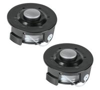 2 x Makita Grass Trimmer Spool 6m Line Metal Bump Head DUR181Z DUR193Z DUR180
