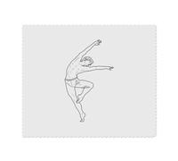 2 x 'Male Ballet Dancer' Microfibre Lens/Glasses Cleaning Cloths (LC00023293)
