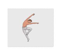 2 x 'Male Ballet Dancer' Microfibre Lens/Glasses Cleaning Cloths (LC00023294)