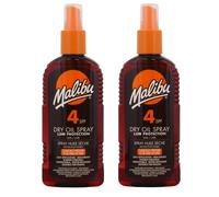 Malibu Sun SPF 30 Non-Greasy Dry Oil Spray, Tan Enhancing & Moisturising Body Oil Mist, Water Resistant, 200ml