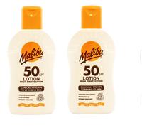 2 x Malibu Sun Lotion SPF 50 High Protection Water Resistant 200ml
